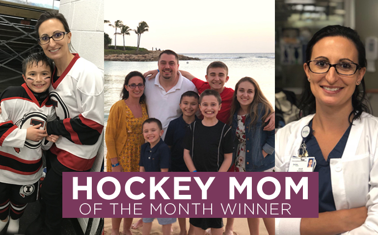 Congratulations to the March 2021 Hockey Mom Winner!