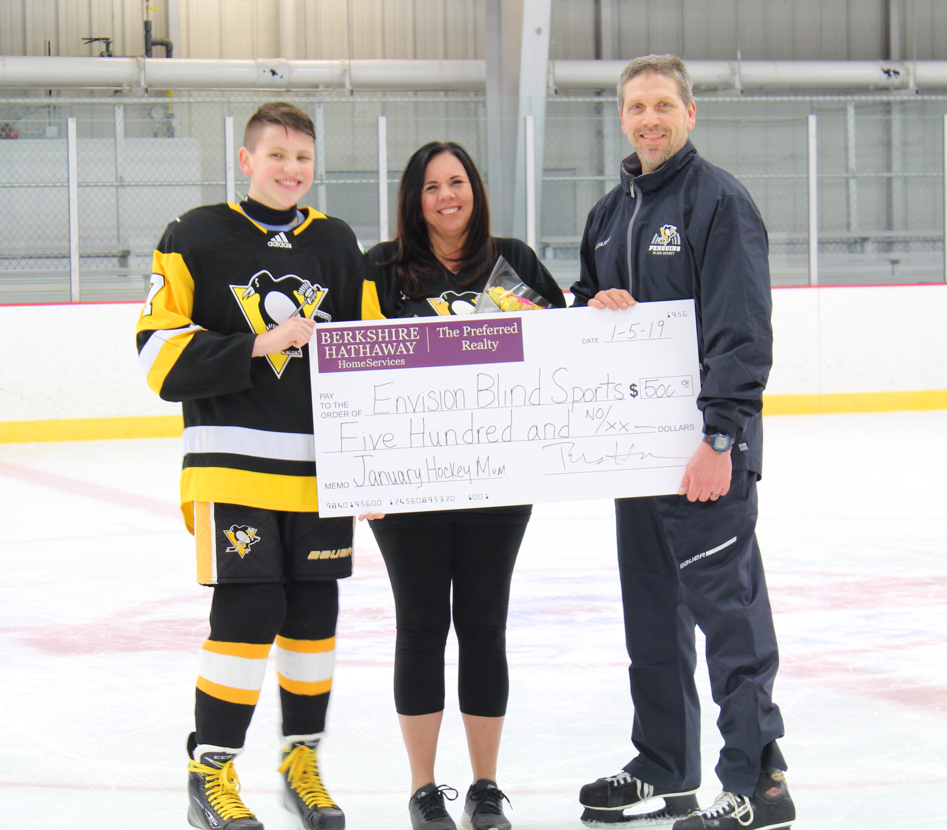 Congratulations to the January 2019 Hockey Mom Winner!