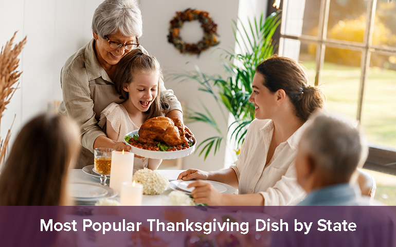 Most Popular Thanksgiving Dish By State