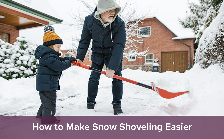 How to Make Snow Shoveling Easier